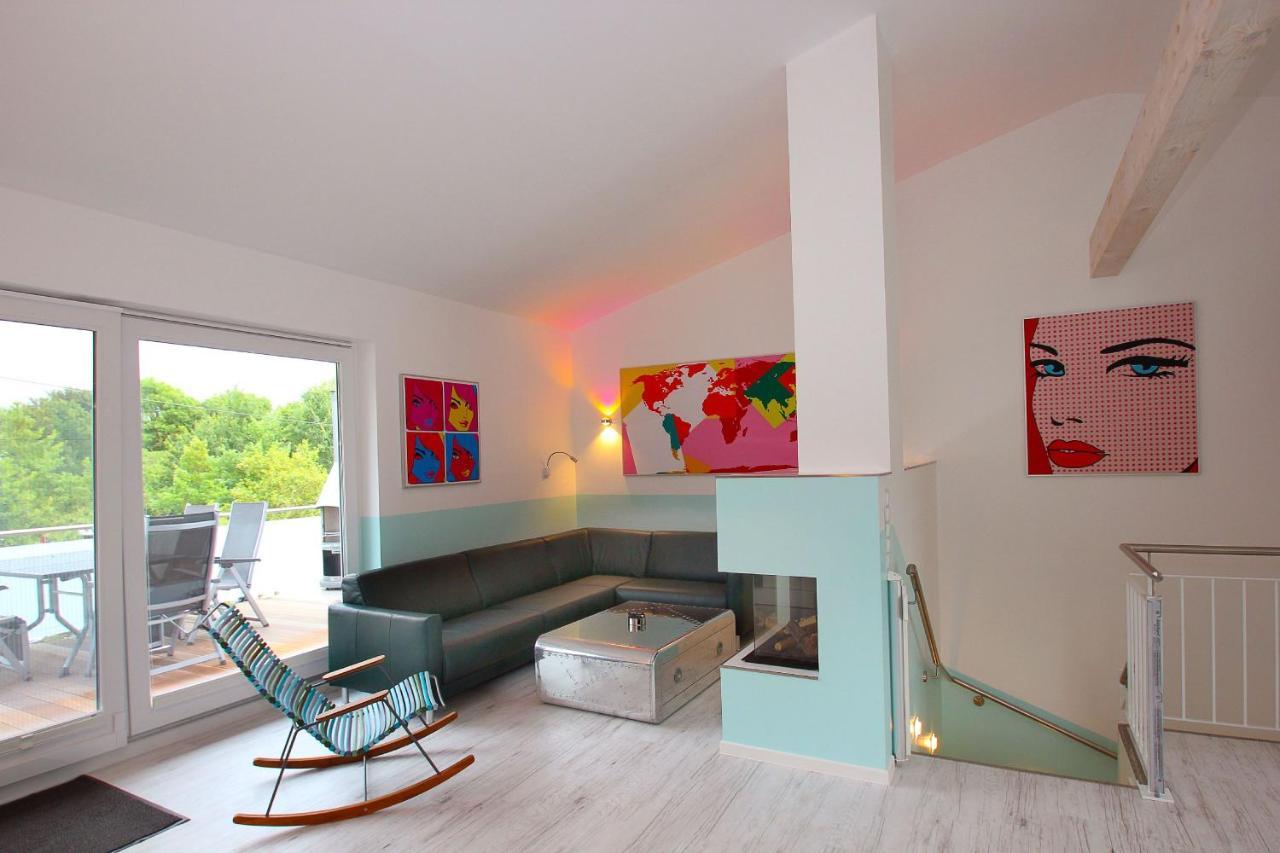 גוהרן Strandnah, Balkon, Meerblick, Sauna, Gratis Nutzung Vom Ahoi Erlebnisbad Und Sauna In Sellin - Beach House Schotstek מראה חיצוני תמונה