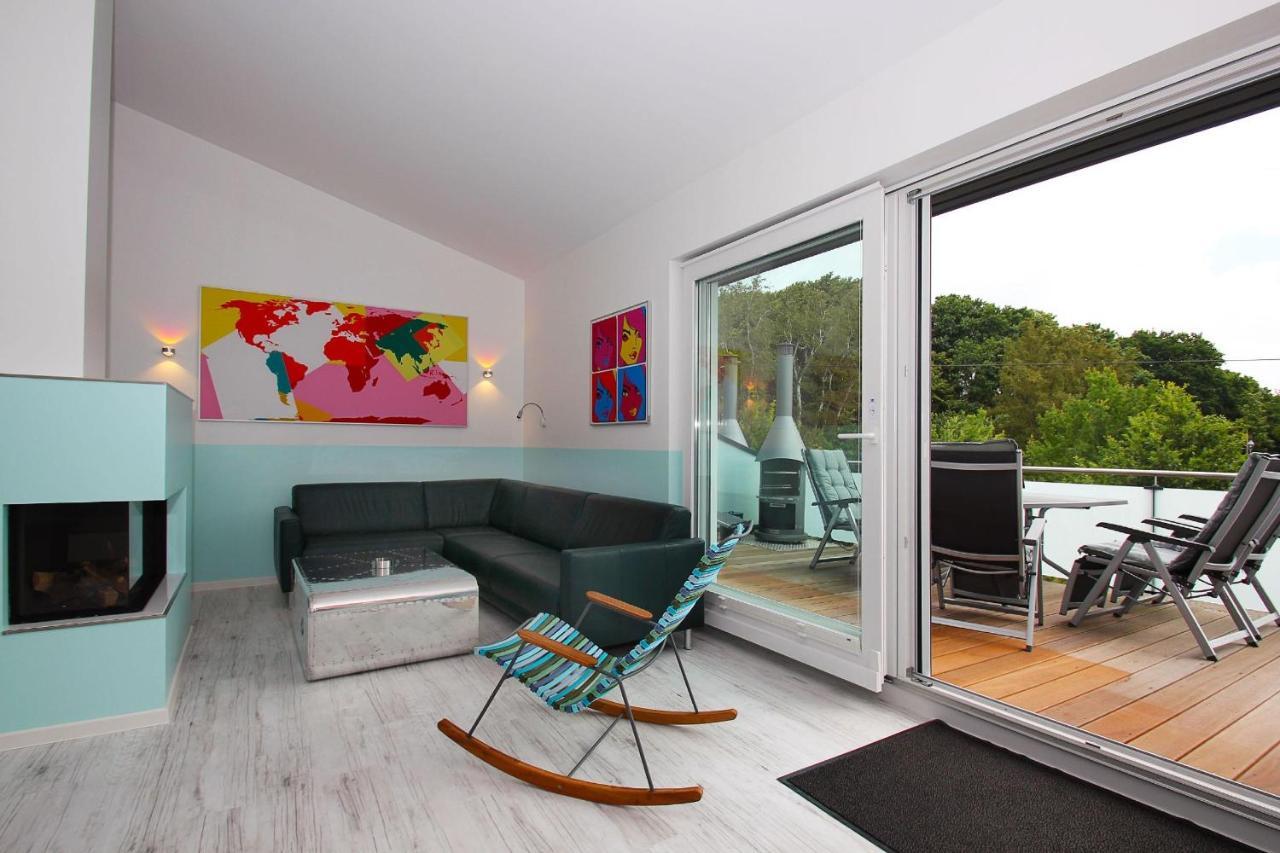 גוהרן Strandnah, Balkon, Meerblick, Sauna, Gratis Nutzung Vom Ahoi Erlebnisbad Und Sauna In Sellin - Beach House Schotstek מראה חיצוני תמונה